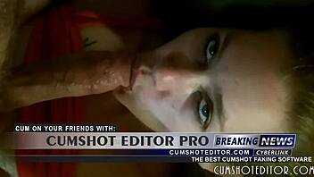 Gorgeous Girlfriend Sucking Boyfriend's Cock POV with Intense Deepthroat Action