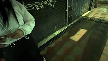 Little slut, wanna sneak off with a fan you just met?