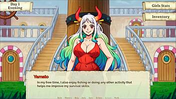 Lusty Buccaneers Parody Hentai Game Ep 1: Nami Exposes Naked Body at Night