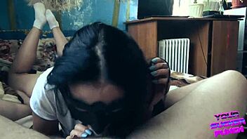 I Gave A Sloppy Blowjob To The Teen In The Dorm