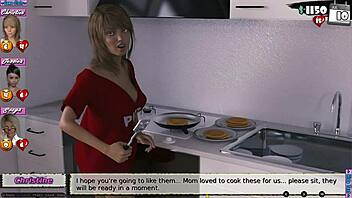 Babysitter plays naughty Mr. Gentleman with niece in game.