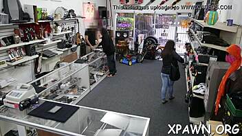 Hardcore sex in the back room with a horny amateur