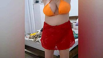 i love dana's sensual big tits in lingerie