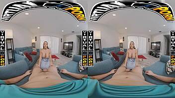 virtual porn doing the fucking chores with stepmom carmela clutch vr