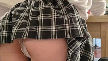 Ever fucked shy teen classmates in a wild 3some after class?