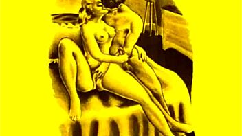 vintage erotic illustration brings back steamy old-school vibes! 😘