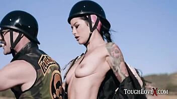 toughlovex big tit beauty katrina jade getting fucked outdoors