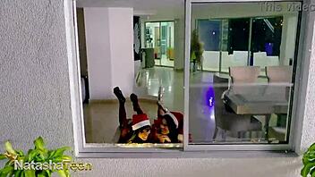 Natasha's Christmas Orgy Gaping
