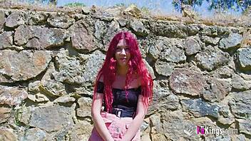 Flirty Redhead Isis Sun Gets Her Perfect Ass Fucked Hard