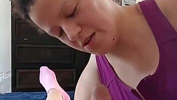 She's learning to suck cock like a pro