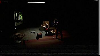 rough furry fucking in fnaf hentai night club with sexy outfits and big cocks