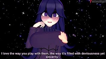 Cartoon hex maniac trainer bangs in public fantasy?