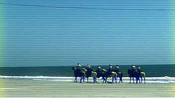 Sandy Sweet Dominates Big Black Couch Rimjob