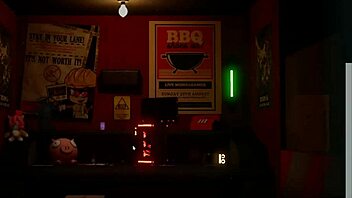 rough furry fucking in fnaf hentai night club with sexy outfits and big cocks