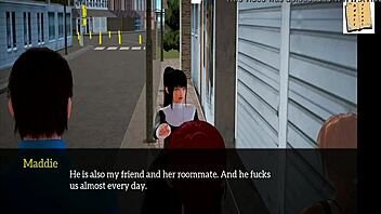 In My New Family, Blonde with Shaved Pussy and Big Ass Does 69?