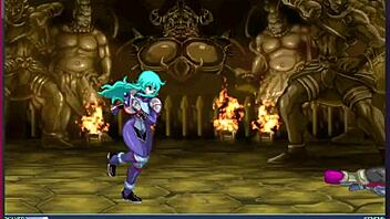 In the final fuck scene, the gameplay unfolds intensely