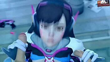 A compilation of facial scenes with anime and hentai themes