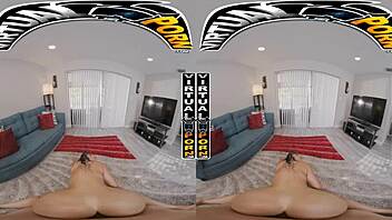virtual porn doing the fucking chores with stepmom carmela clutch vr