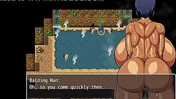 TANNED GIRL NATSUKI HENTAI GAME EP 27 GANGBANG IN THE PUBLIC BATH