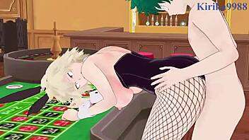 Mitsuki Bakugo And Kyoka Jiro Bunny Girl Sex With Izuku Midoriya