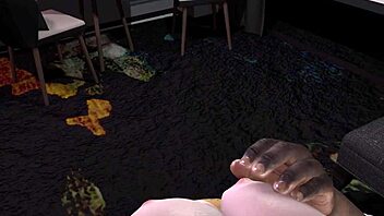 3d blonde milf naked, bbc pounding her big ass! 🔥