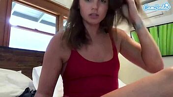 Tori Black performs anal play and masturbation on webcam for her fans.