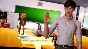 Isabela Bianchi's cute nude scenes in Waifu Academy 😍