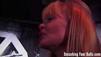 big ass horny blonde have fuck with cumshot tattoo.