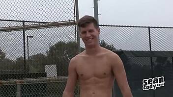 Hot gay movie with hunky bros and blowjobs