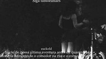 casada shows off on the street, cuckold films her naughty upskirt adventure with voyeur milf