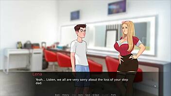 lust legacy game ep 5 features naughty lingerie photoshoot with step mom