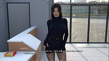 Курвистая девушка делает хэндджоб за прилавком, голая и милая?