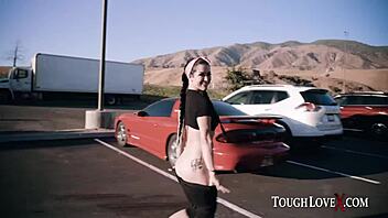 toughlovex big tit beauty katrina jade getting fucked outdoors