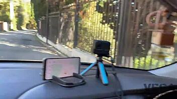 Stepsister delivers sloppy blowjob messily