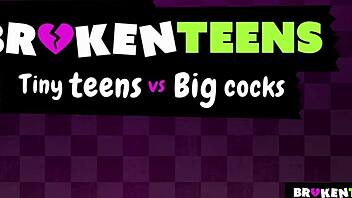 naughty petite 18+ adria rae rides a tattooed hunk, taking it doggystyle with her tight ass