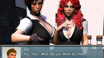 adult game my new life walkthrough 02 rachel and mary quest