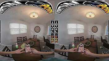 virtual porn doing the fucking chores with stepmom carmela clutch vr