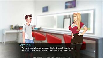 lust legacy game ep 5 features naughty lingerie photoshoot with step mom