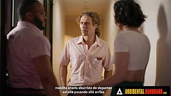 Accidental gangbang - Casey Calvert banged hard to kill boredom with French subs