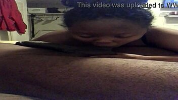 Homeless amateur gives great blow job with a crazy twist