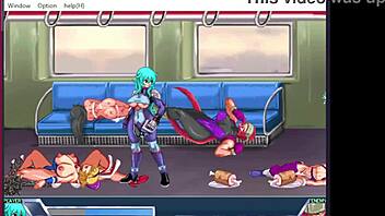 In the final fuck scene, the gameplay unfolds intensely