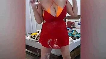 i love dana's sensual big tits in lingerie