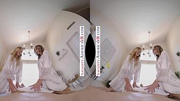 your first massage with aiden ashley and tiffany watson ends in cum