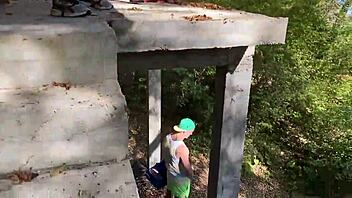 Stepsister delivers sloppy blowjob messily