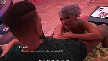 3D game with taboo university theme and slutty college girl