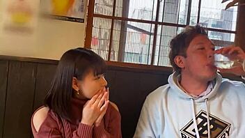 Drunk babe rides cock with loose pussy and plump ass