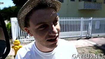 Gay bareback sex with a dick sucking POV