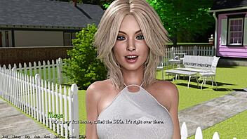 in being a dik 06, the player helps the hot redhead president with her huge monster cock