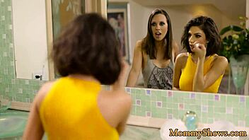 hey, stepmom, wanna lick stepdaughter's hairy pussy?