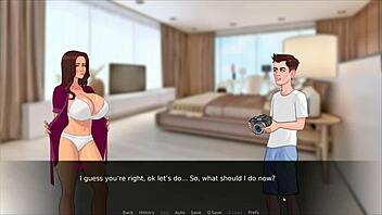 lust legacy game ep 5 features naughty lingerie photoshoot with step mom